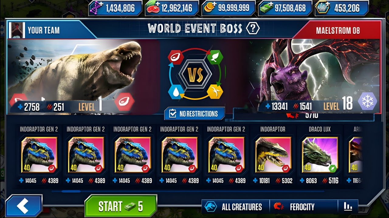 Max Level D-REX 🔥 vs Maelstrom 08 Boss Battle | JWTG