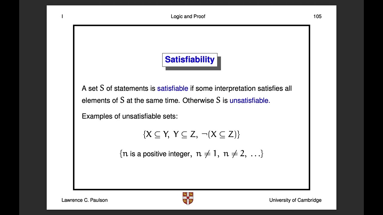 Logic and Proof, Lecture 1: Introduction