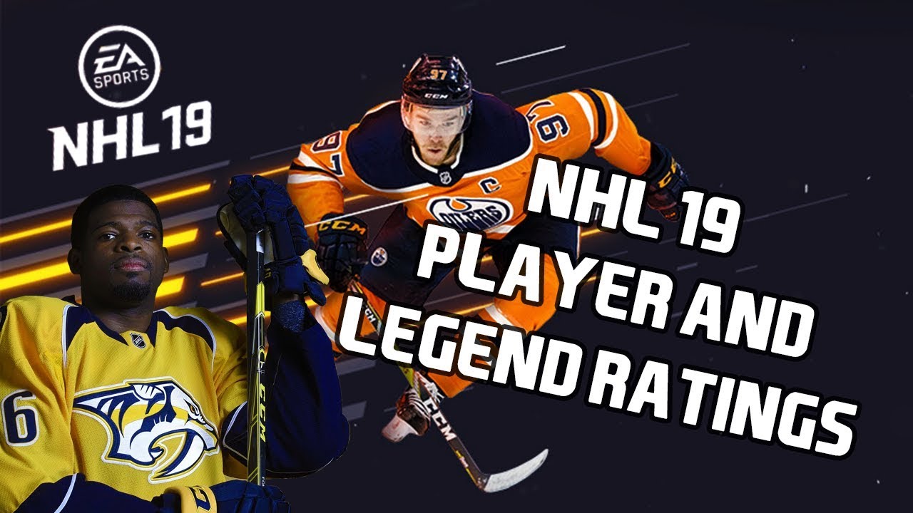 NHL 19 All Player & Legend Ratings