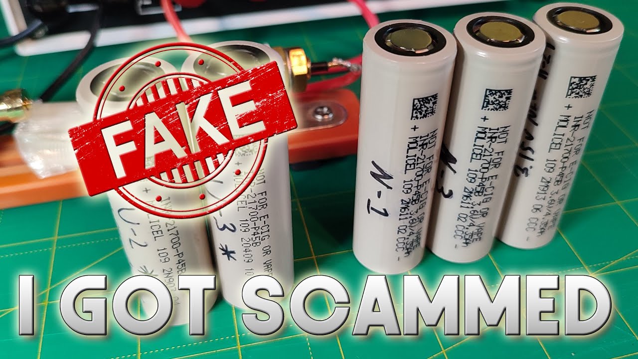 I BOUGHT FAKE MOLICEL P45Bs // HOW TO SPOT FAKE CELLS