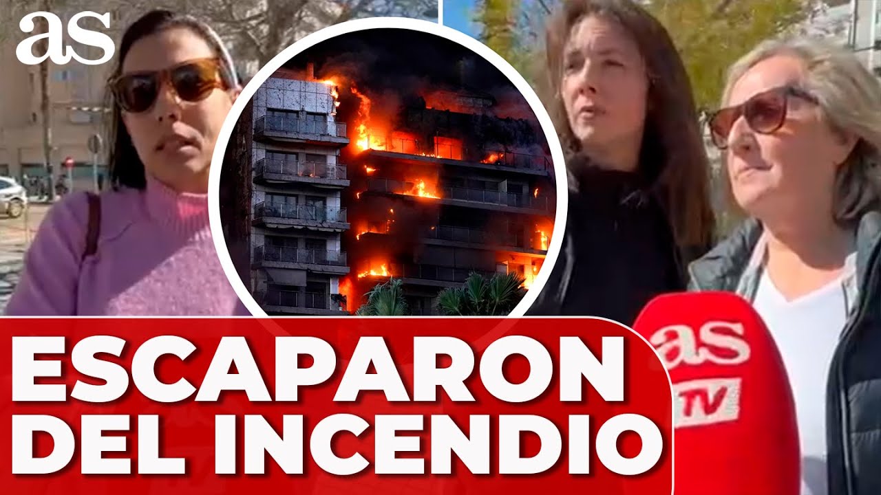 LAS VECINAS que ESCAPARON del EDIFICIO del INCENDIO en VALENCIA: Testimonios