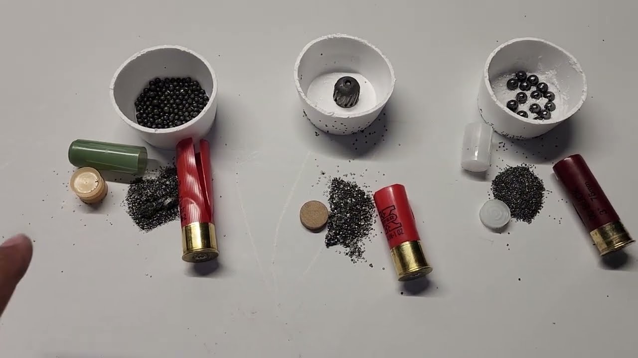 Diferentes tipos de Cartuchos de Escopeta...