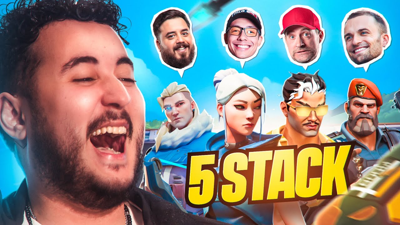 FIVE STACK VALO AVEC LA LOCKBYZIE ! (ft. Squeezie, Locklear, Doigby & Yann)