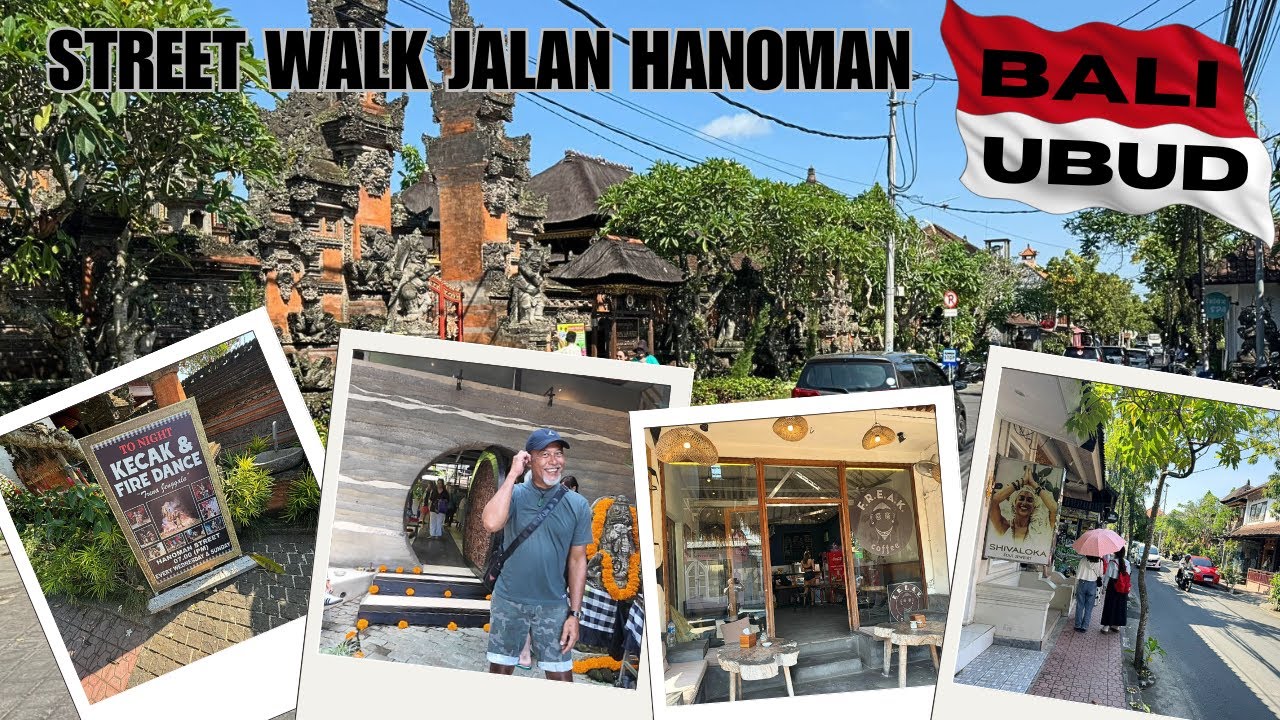 Bali Ubud City Street Walking Tour, Travel Ubud Bali Today 2024