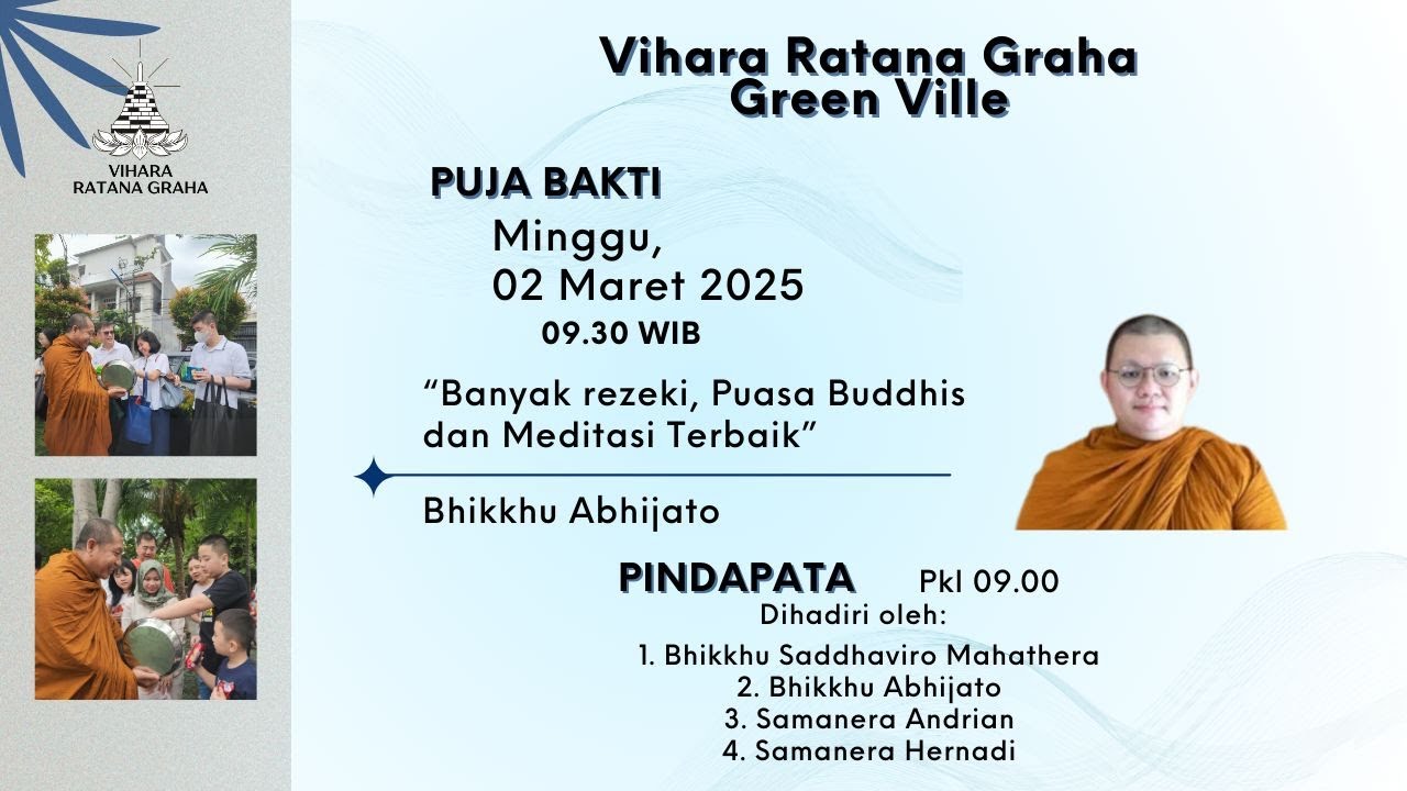 Pūjā Bakti Minggu 2 Maret 2025