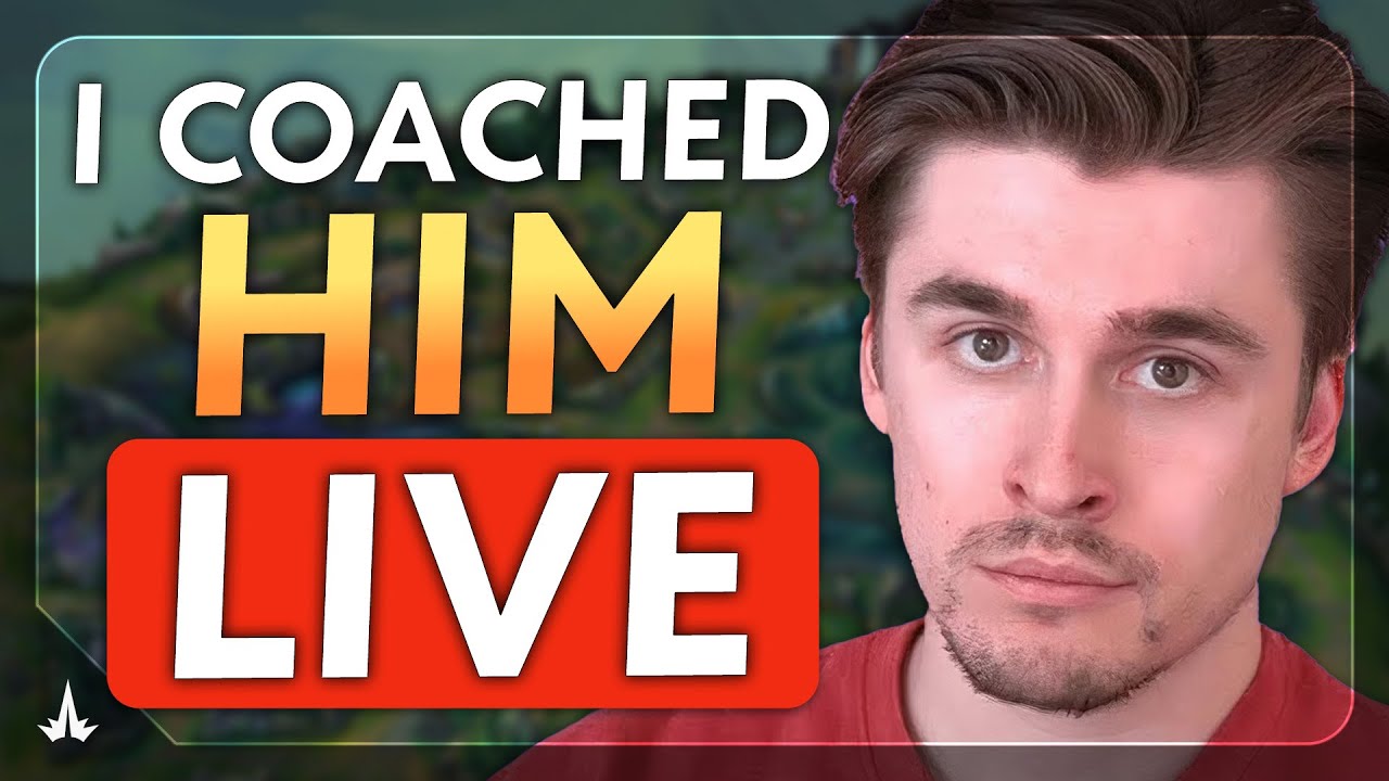 I COACHED @ludwig DURING HIS LEAGUE WEEK...