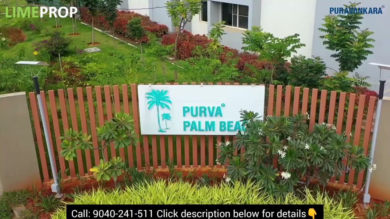 Purva Palm beach Hennur Road Apartments | 9040-241-511 - Brochure, Price, Review, Floor Plans