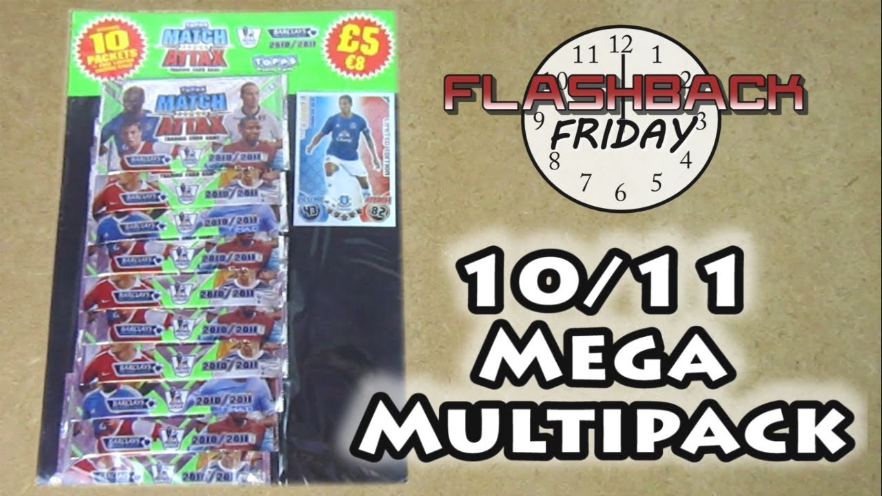 Match Attax 2010/11 Mega Multipack Opening | Secret Limited Edition?? | Flashback Friday