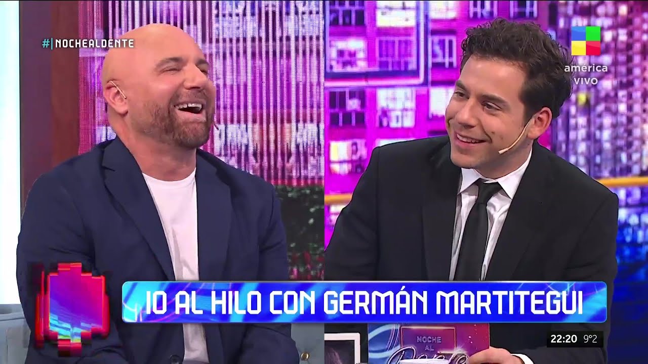 👨‍🍳 GERMÁN MARTITEGUI se animó a LAS 10 AL HILO: 