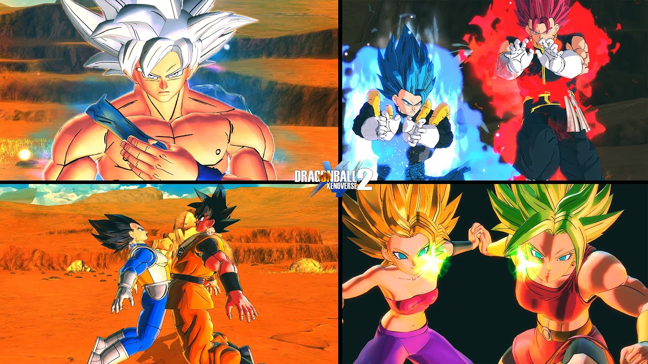 DBXV2: Top 5 BEST TRANSFORMATION & FUSION CHARACTER MODS(W/MUI, All In One Fusions & DUO Skills)