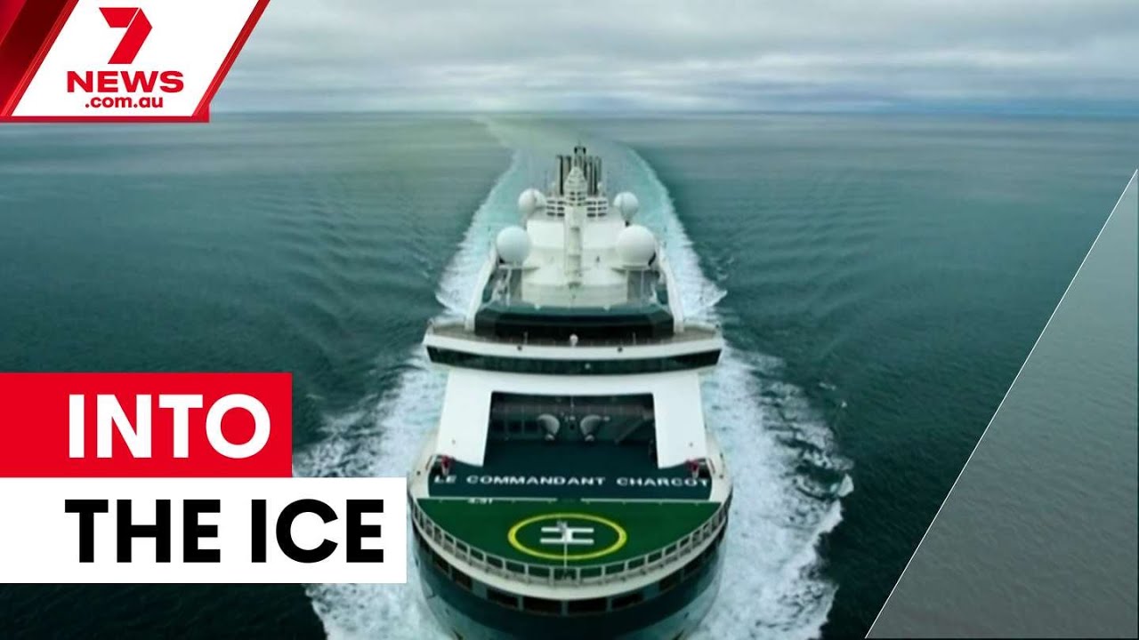World's only luxury icebreaker arrives in Australia | 7NEWS