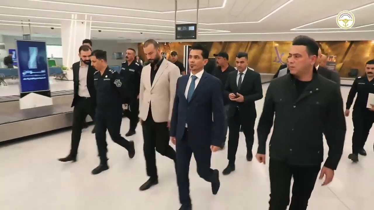 @ جانب من الجولة التفقدية لوزير النقل الأستاذ رزاق محيبس السعداوي في مطار بغداد الدولي…