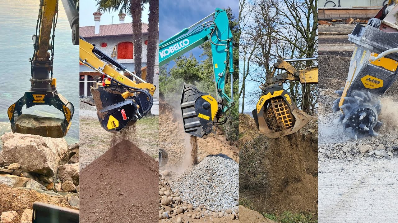 MB CRUSHER provides entrepreneurs with the widest range of attachments