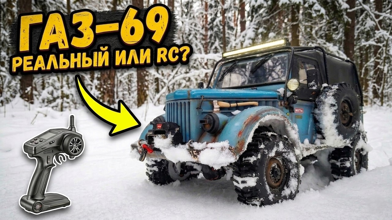 ГАЗ-69 на Радиоуправлении. Радиоуправляемая Модель Советского Внедорожника