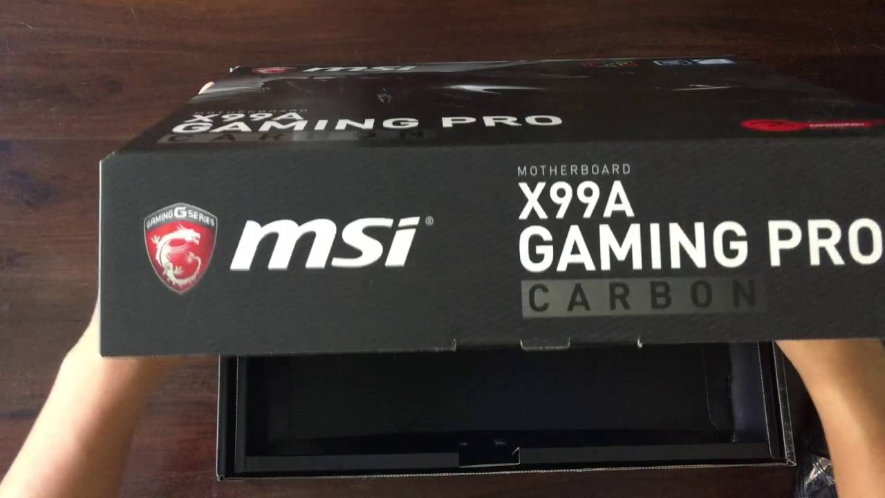 MSI X99A Gaming Pro Carbon Motherboard Unboxing & Quick Review