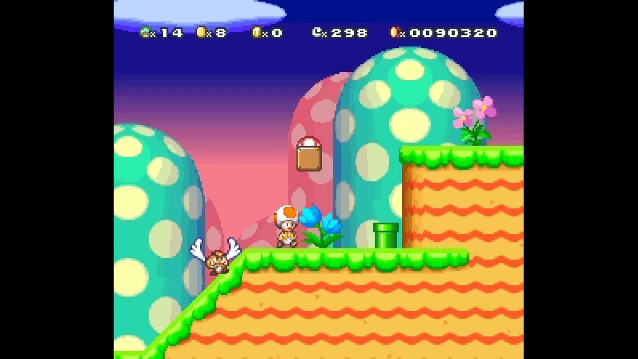 Toad's World 2 (V1.0) (2020-2024) Longplay | SMW Romhack
