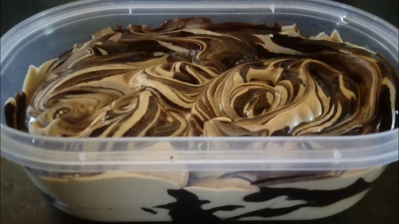 Gelato al caffe' con topping al cioccolato || Ricetta senza gelatiera!