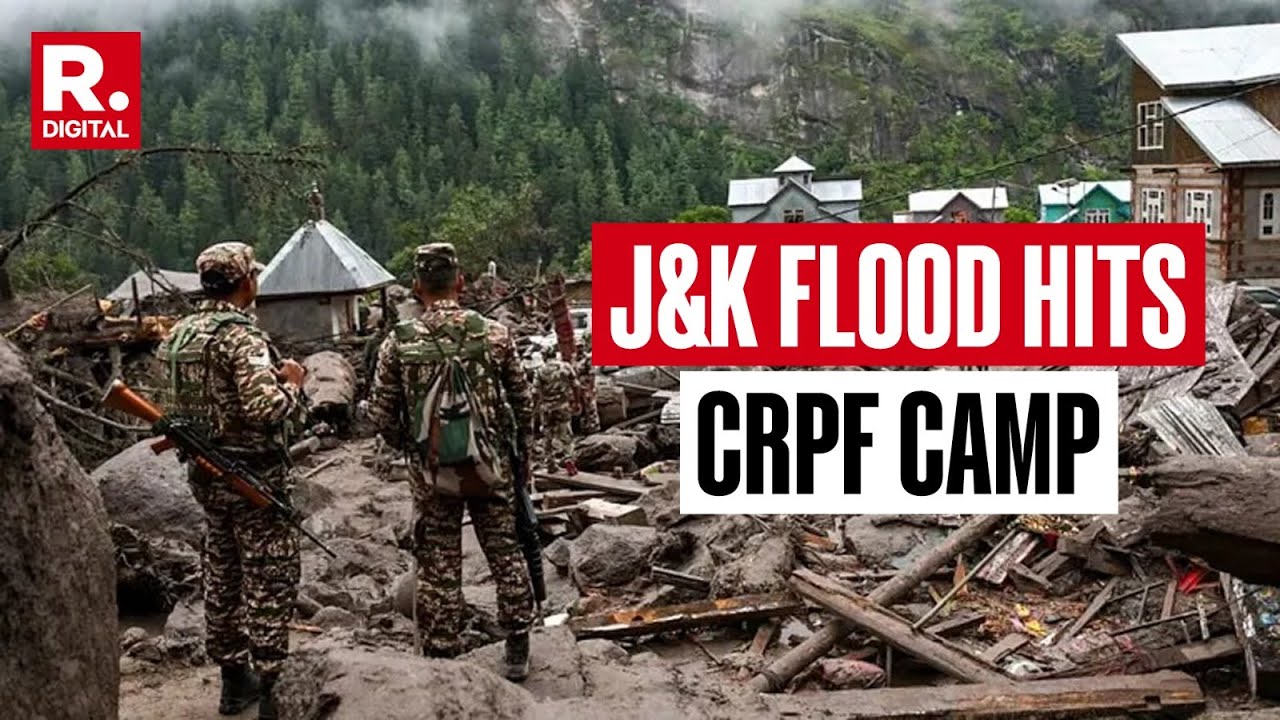 J&K Flash Flood: Ravi River Hits CRPF Camp, Several Jawans Reported Trapped
