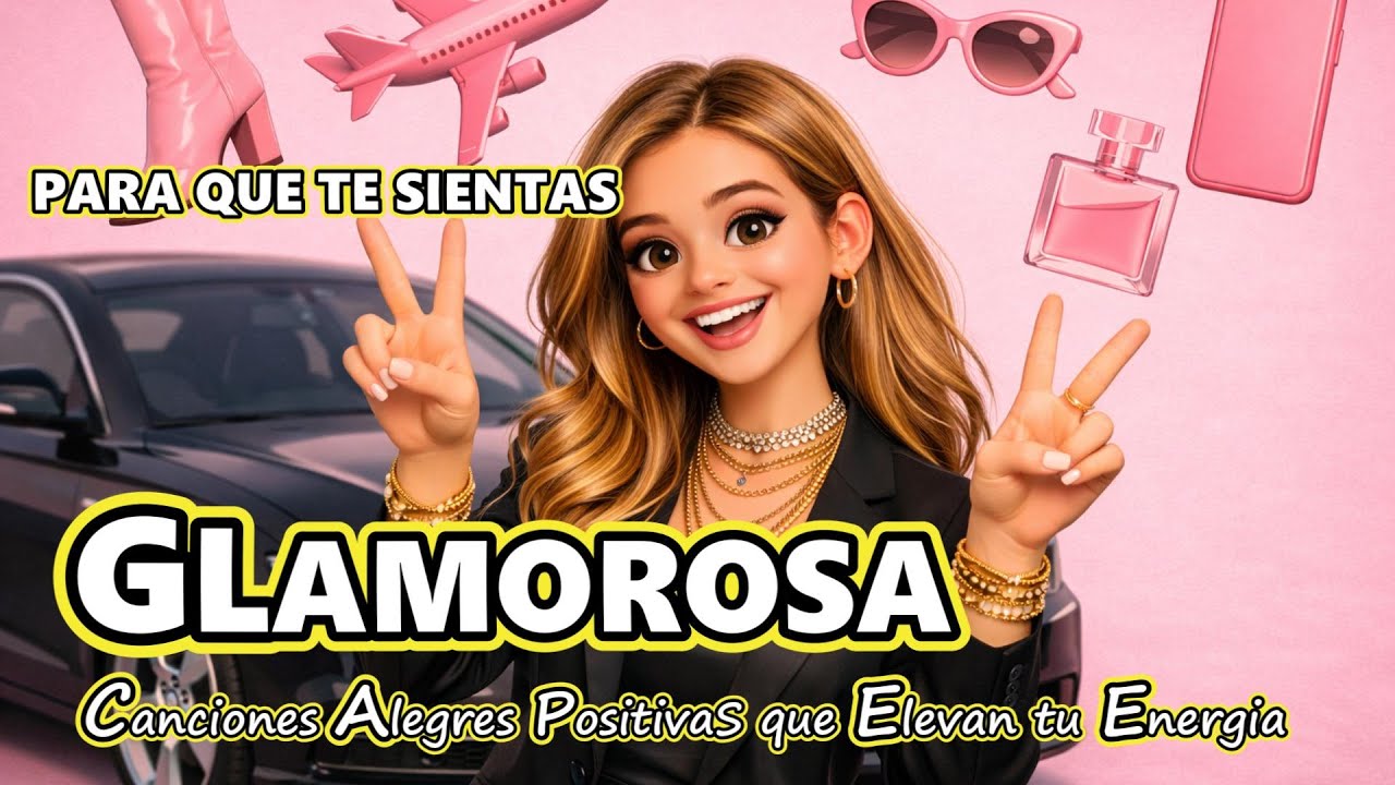 PARA QUE TE SIENTAS GLAMOROSA , CANCIONES POSITIVAS  ALEGRES QUE ELEVAN TU ENERGIA PODER Y EMOCION