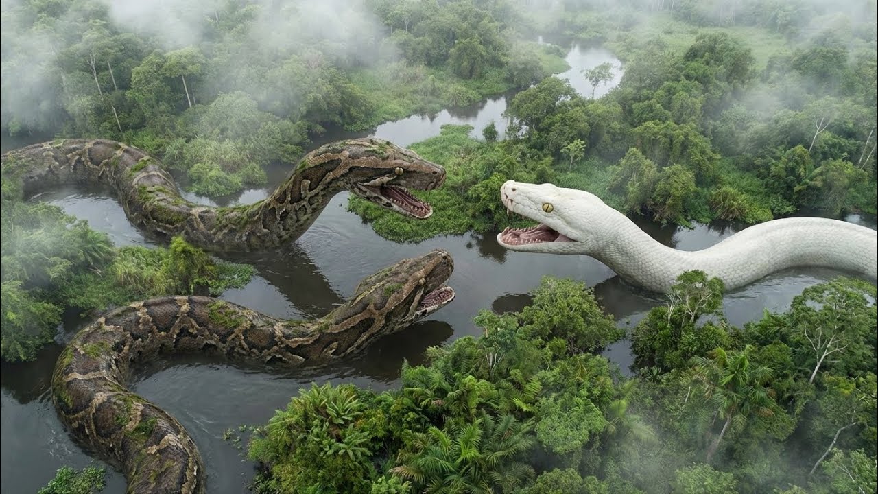Prehistoric Ape vs Giant Snakes: The Warthog Hunt & Canyon Escape (Episode 4)!