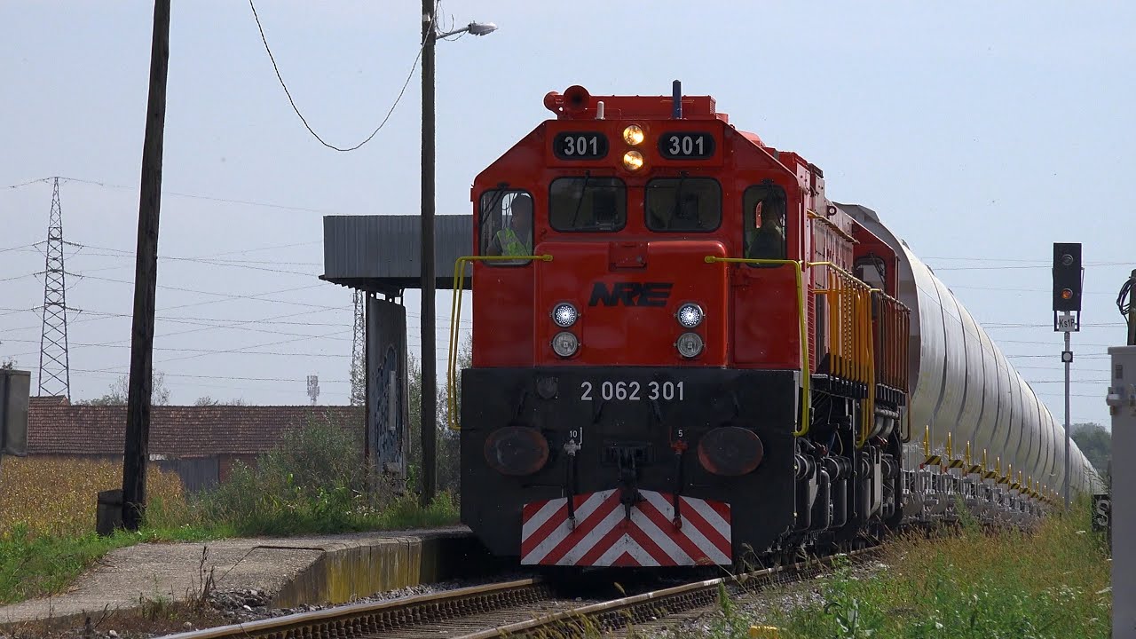 RCC Croatia with double EMD G26CWs and a white train