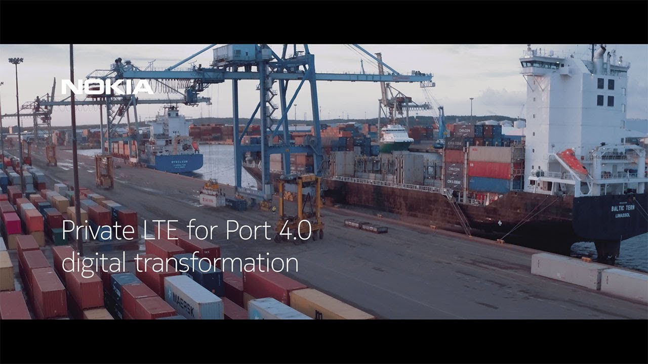 Private LTE for Port 4.0 digital transformation
