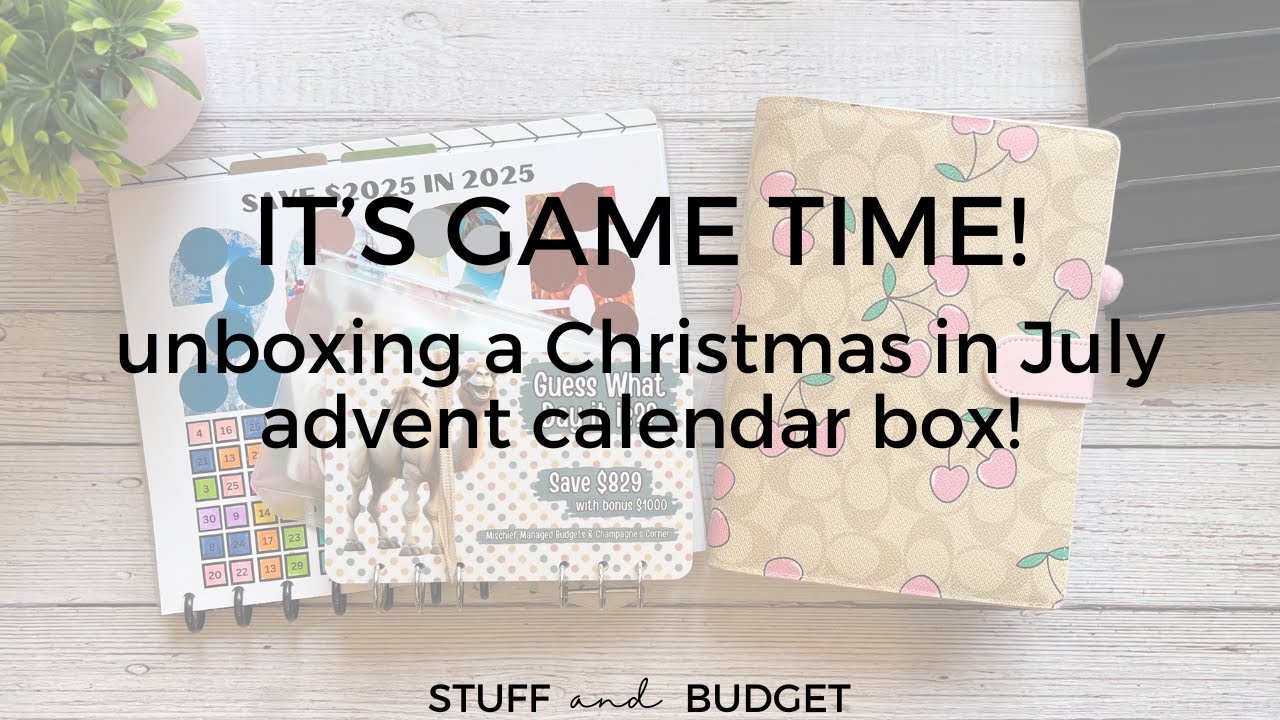 It's Game Time! | Unboxing A Christmas in July Advent Calendar Box