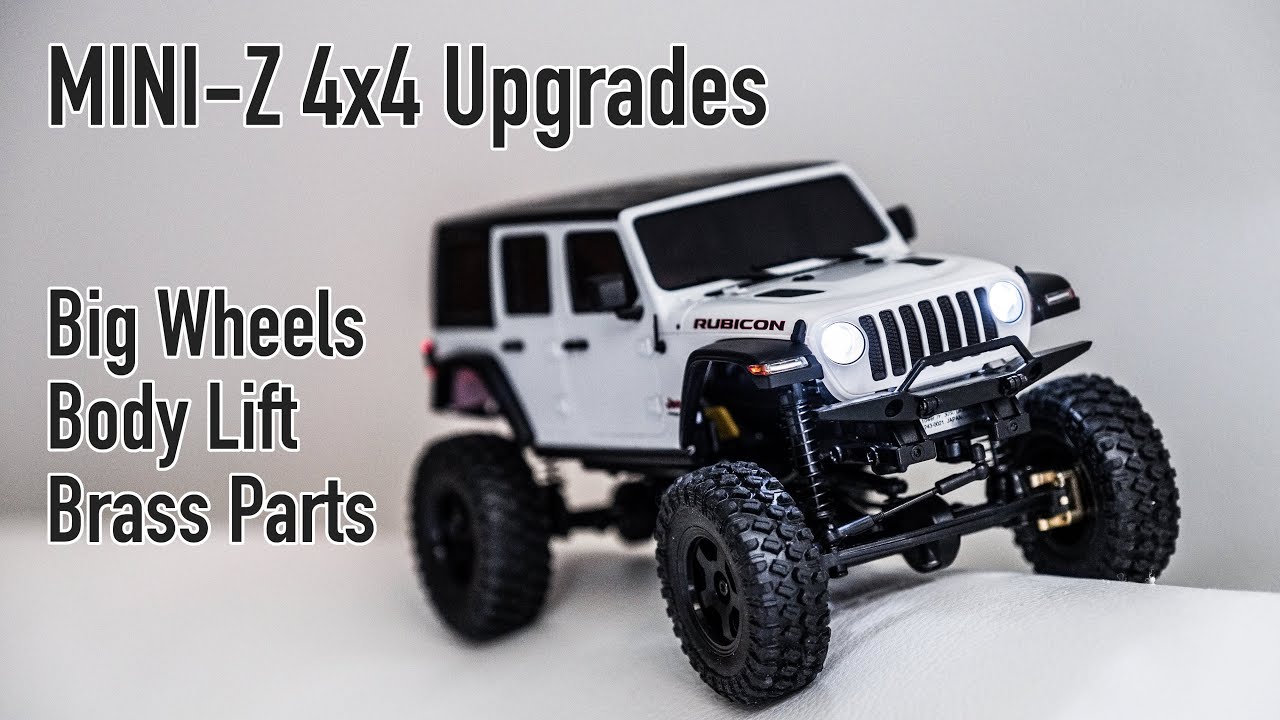 Kyosho Mini-Z 4x4 MX-01: How to Install Big Wheels and Other Parts You Need!