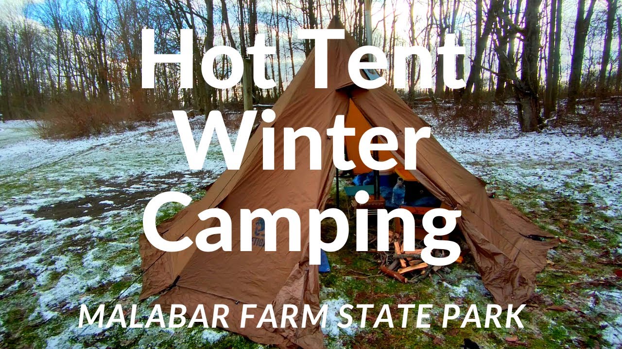 HOT TENT WINTER CAMPING