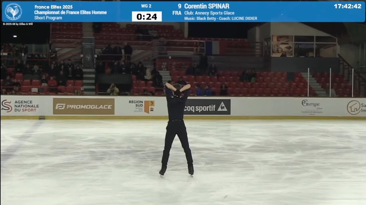 Corentin Spinar – 2025/2026 French Figure Skating Championships SP