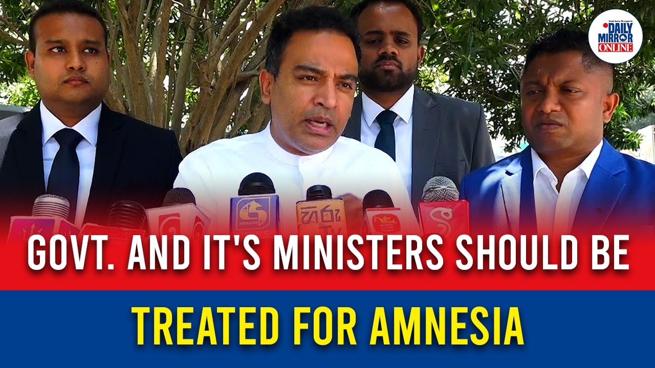 Govt. and it's ministers should be treated for amnesia