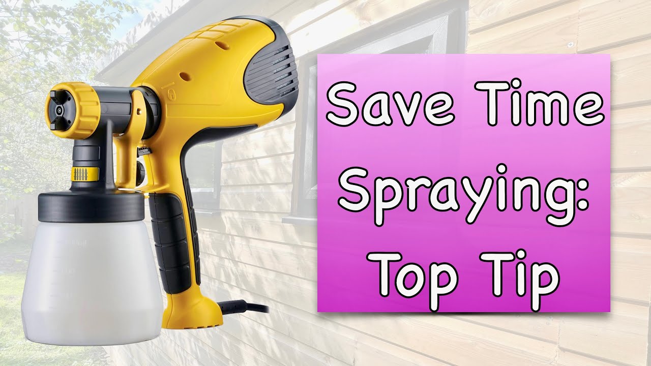 Wagner W100 Spray Gun: Top Tip for Faster, More Efficient Spraying