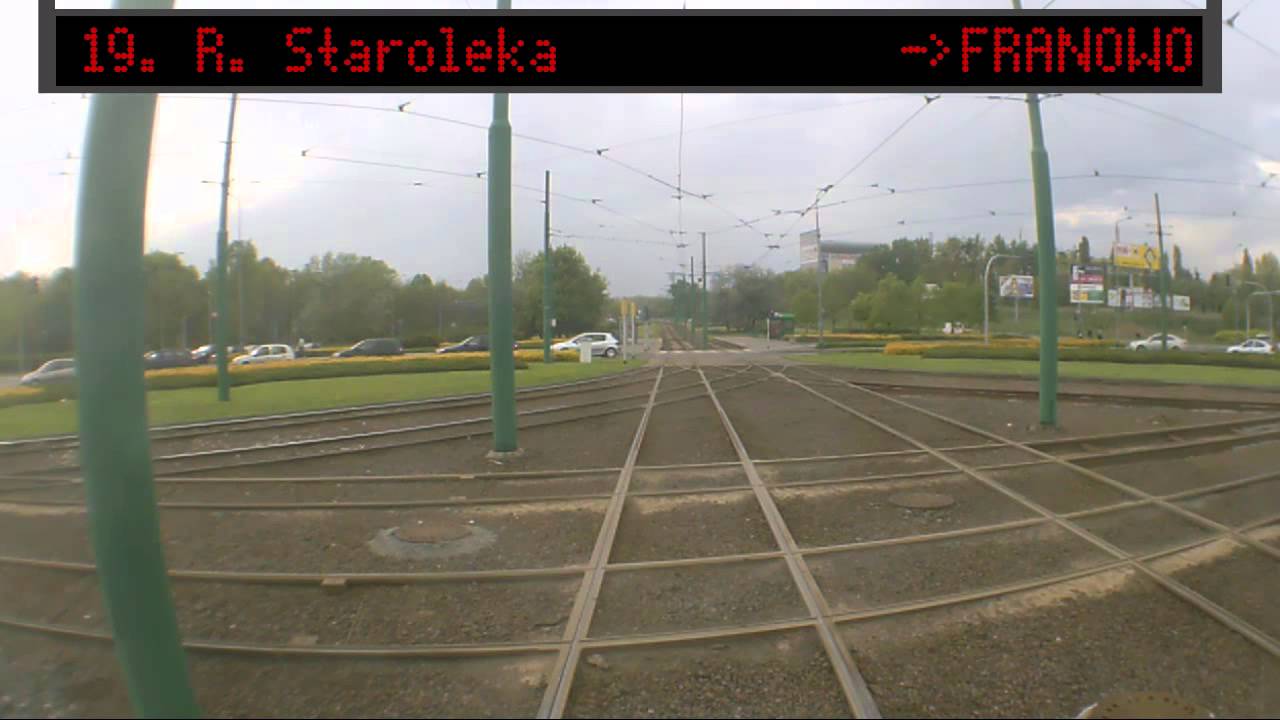 Trawmaje w Poznaniu linia 1 (Przejazd) - Mitfahr strassenbahn line 1 Posen