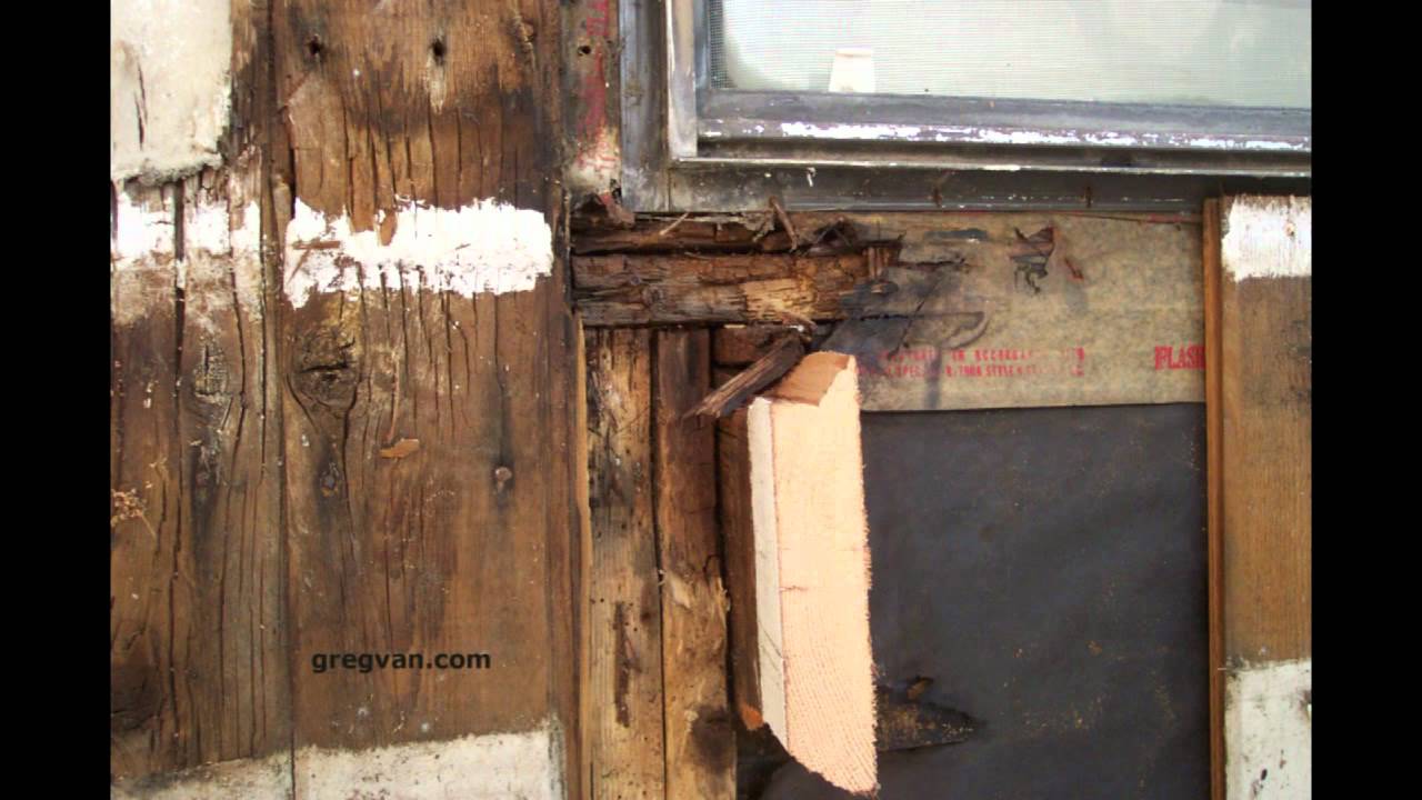 Wood Rot Near Window - Wood Siding Damage