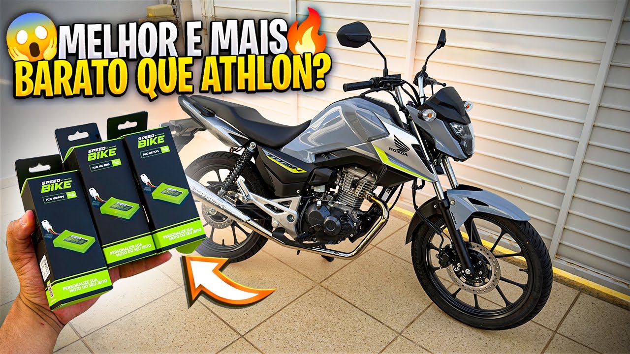 MÓDULO SPEED BIKE NA TITAN 160 2026, TWO STEP E POPS AND BANGS | MELHOR QUE ATHLON RACING?!