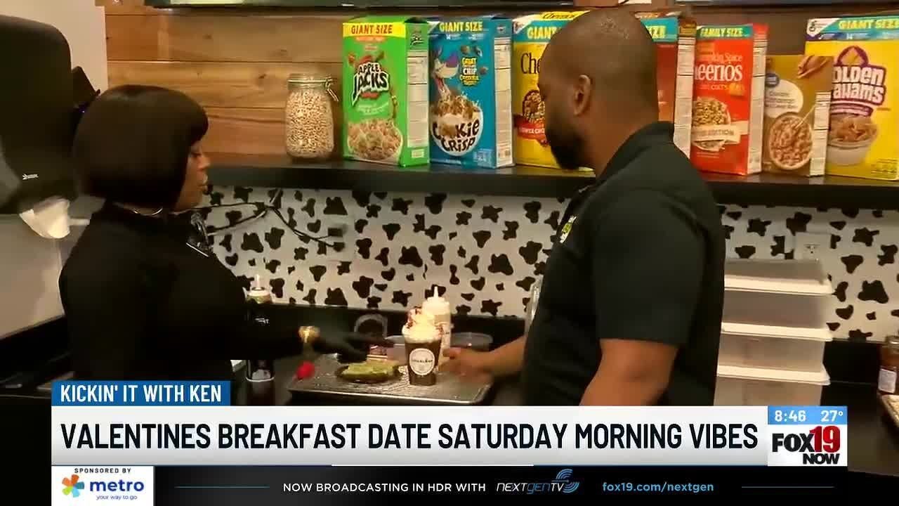 Valentine's breakfast date at Saturday Morning Vibes