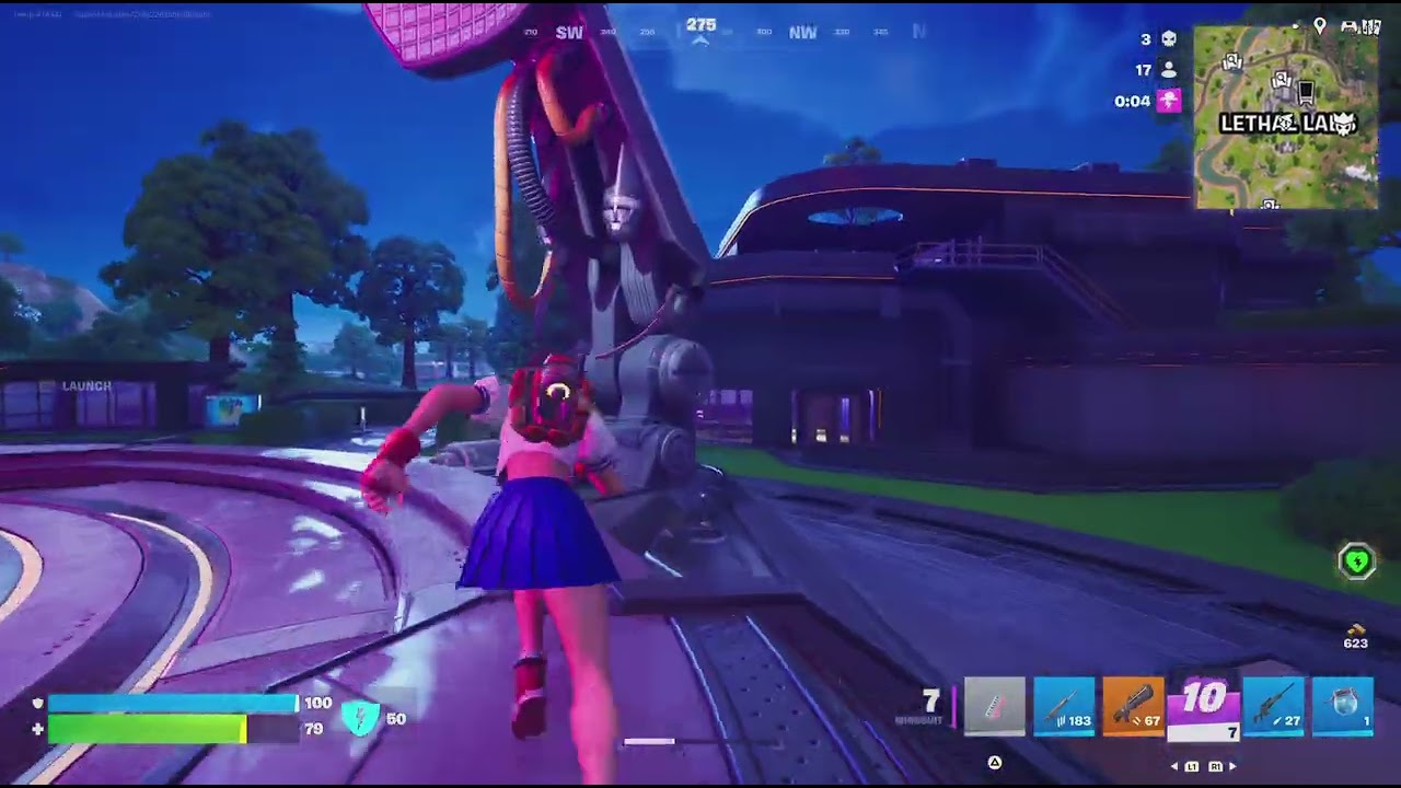 Fortnite My most INTENSE game ft. Sakura from Street fighter