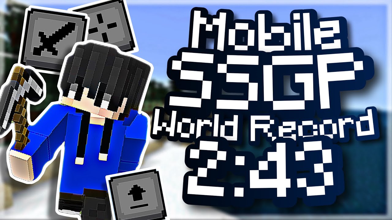 [FWR] Mcpe Mobile Set Seed Glitchless Peaceful Speedrun In 