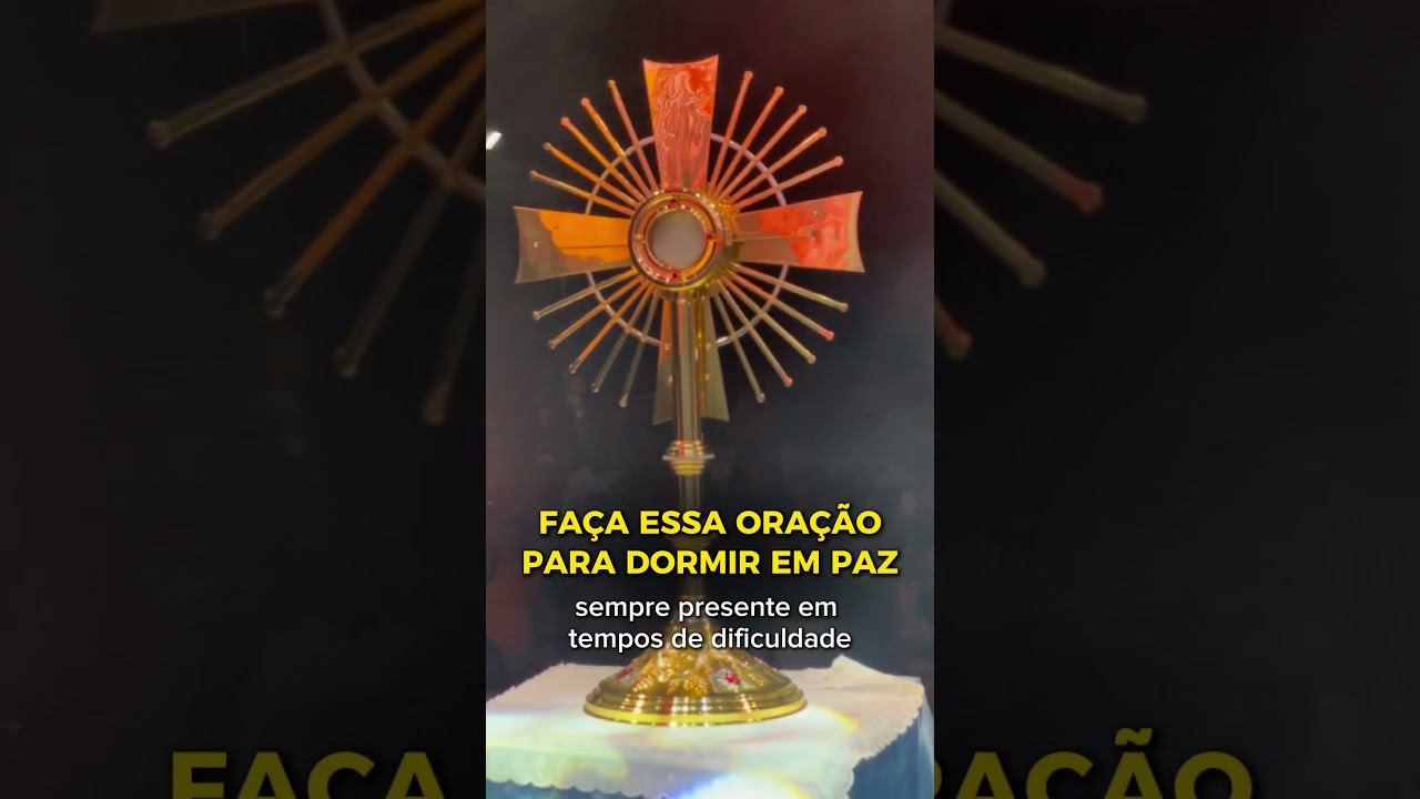 Ora&ccedil;&atilde;o para dormir em paz! Aline Brasil #catolicos #f&eacute; #descansoemdeus #paz #jesus