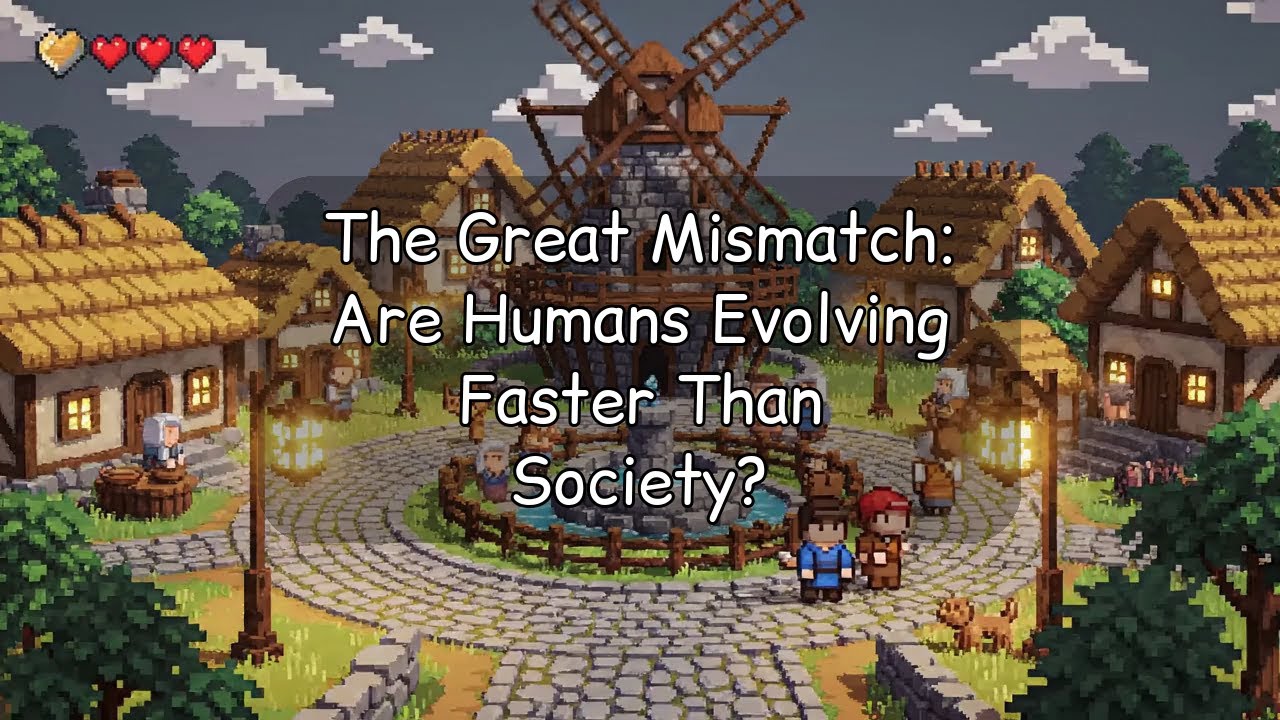 The Great Mismatch: Are Humans Evolving Faster Than Society?
