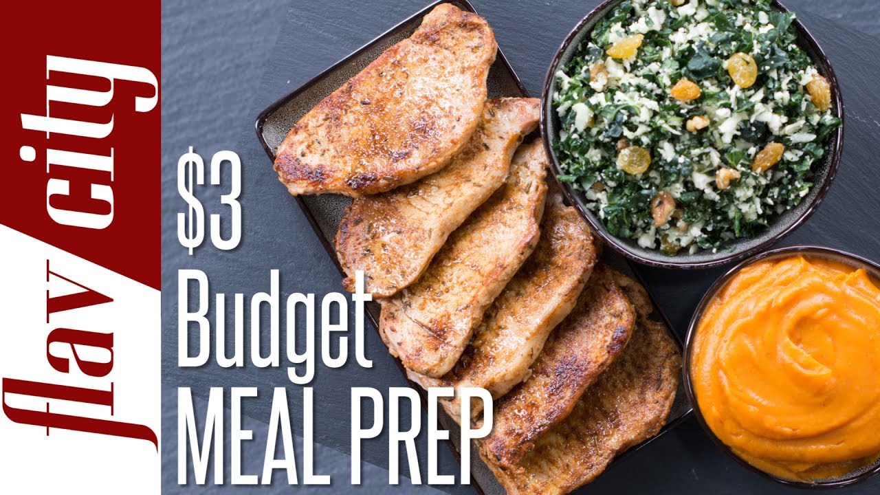 How To Eat Healthy On A Budget - $3 Budget Meal Prep