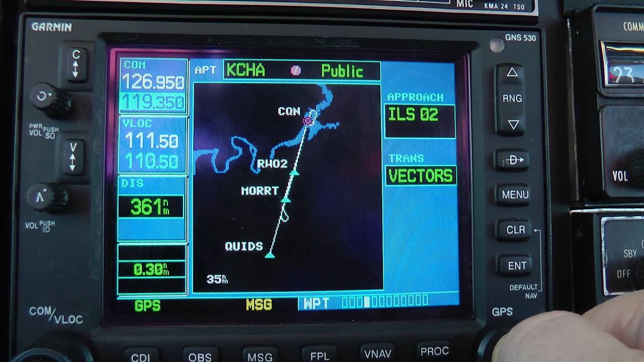 GARMIN 530 Inflight Instruction Video