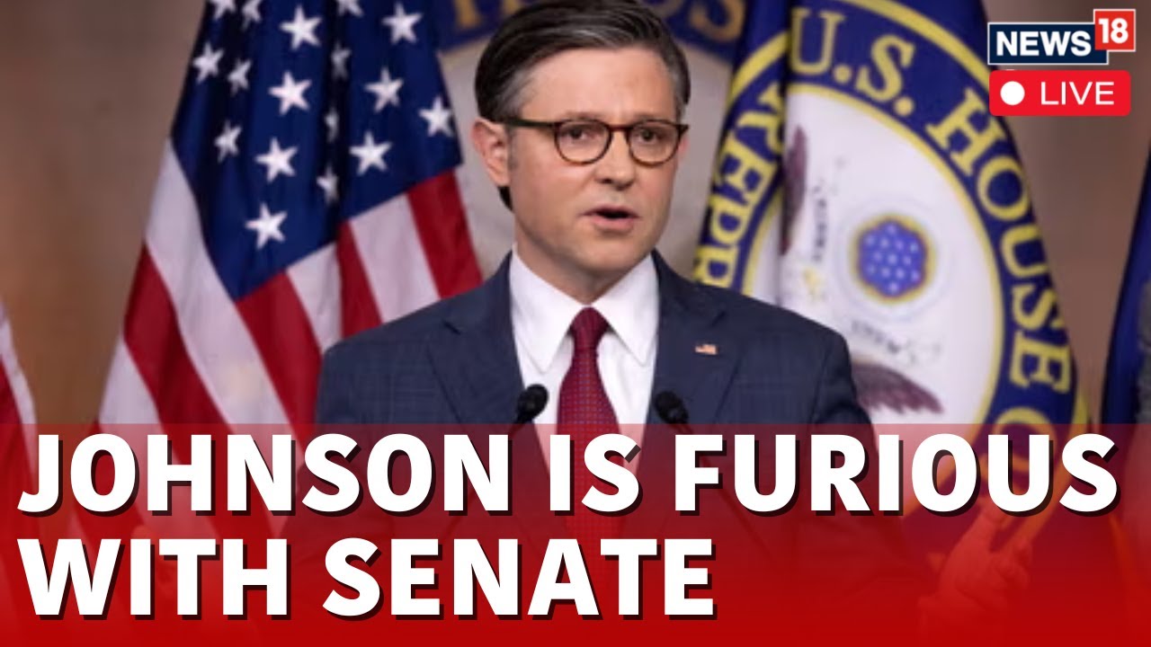 Mike Johnson LIVE | Speaker Mike Johnson Furious With Senate Over Mayorkas Impeachment Trial