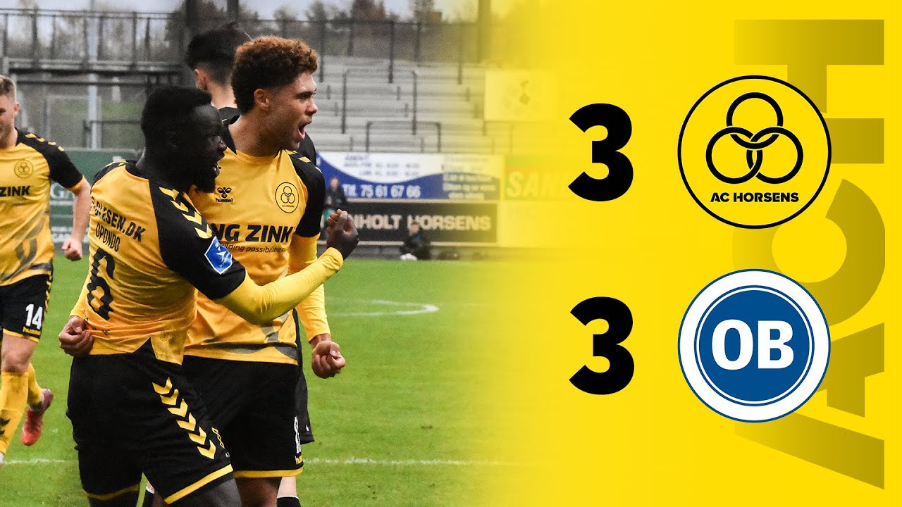 AC Horsens 3 - 3 OB | 13. november
