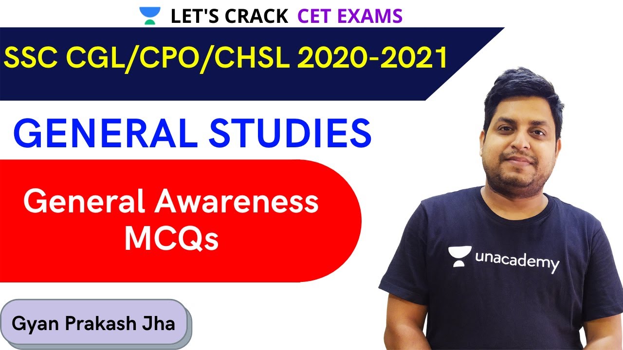 General Awareness MCQs (Class-12) | General Studies | Target CET Exams 2021 | Gyan Prakash Jha