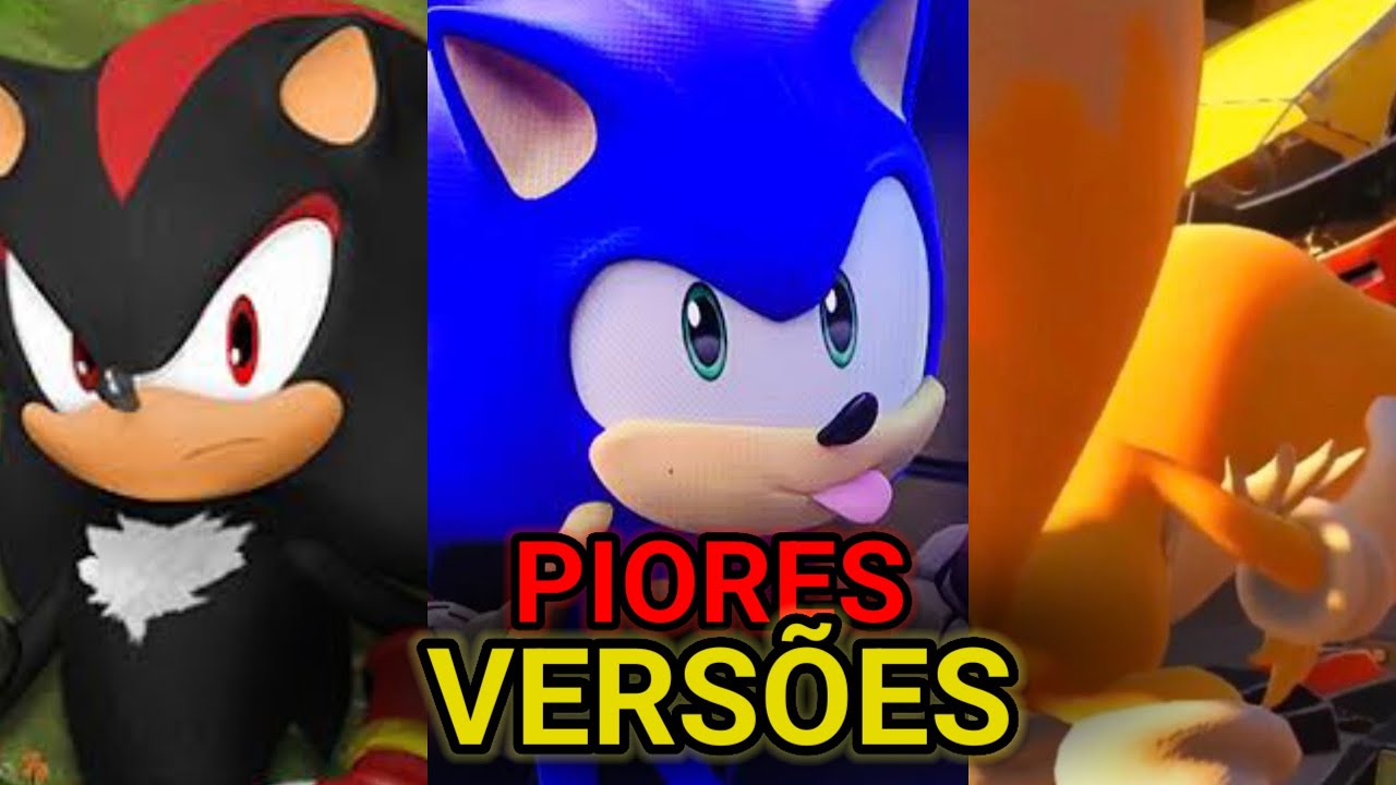 A PIOR VERSÃO DOS PERSONAGENS DE SONIC!!