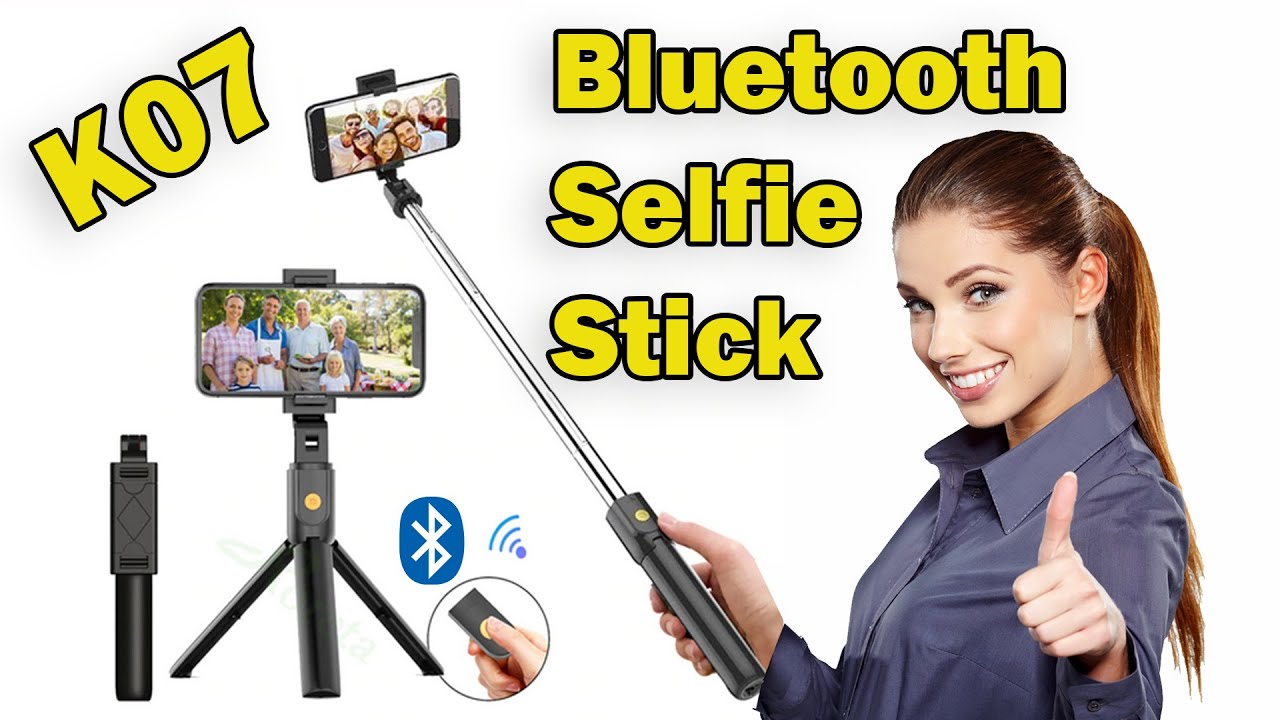 K07 Selfie Stick Integrated Mobile Tripod Review Best Bluetooth selfie stick tripod with remote 2020