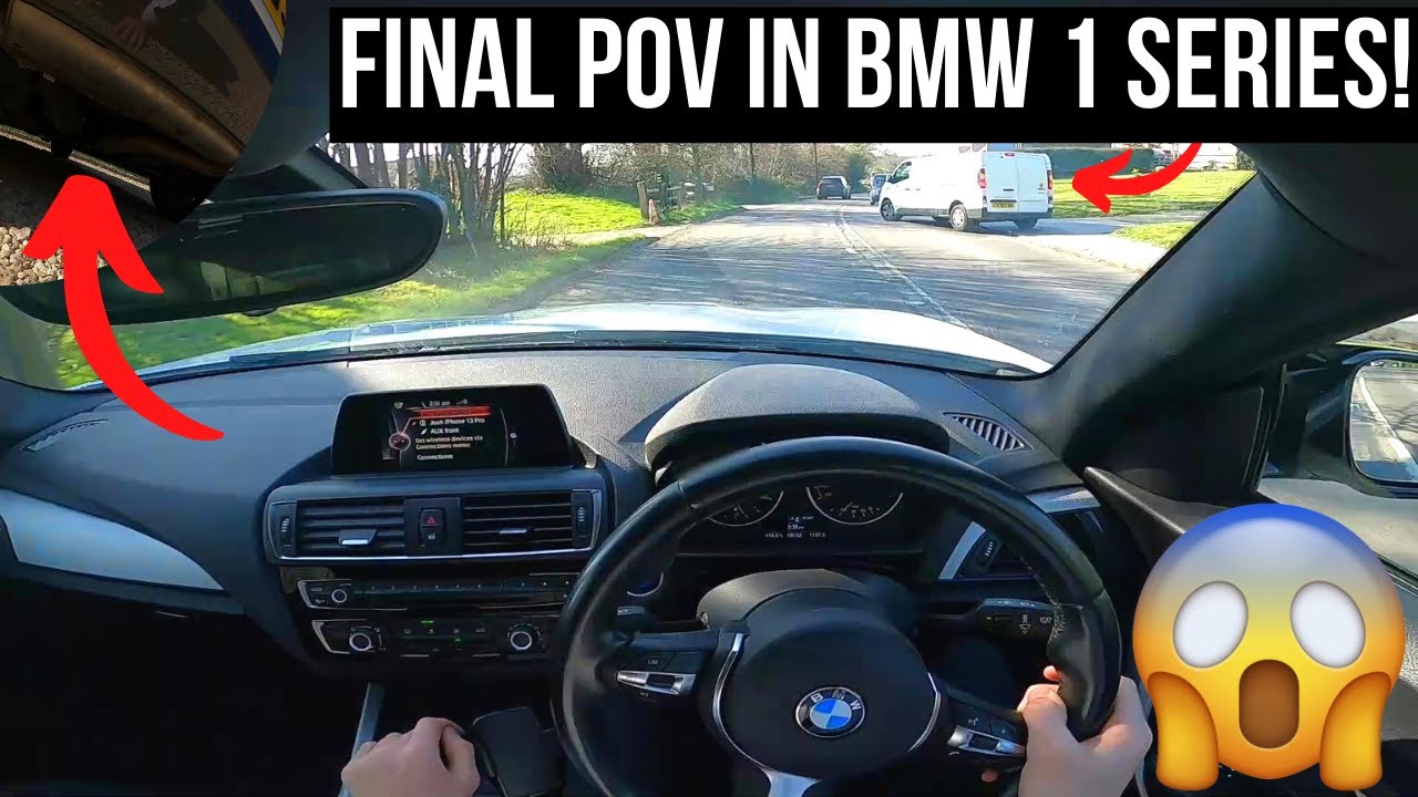 FINAL POV Drive in my BMW 118i F21 (STOCK EXHAUST!!)