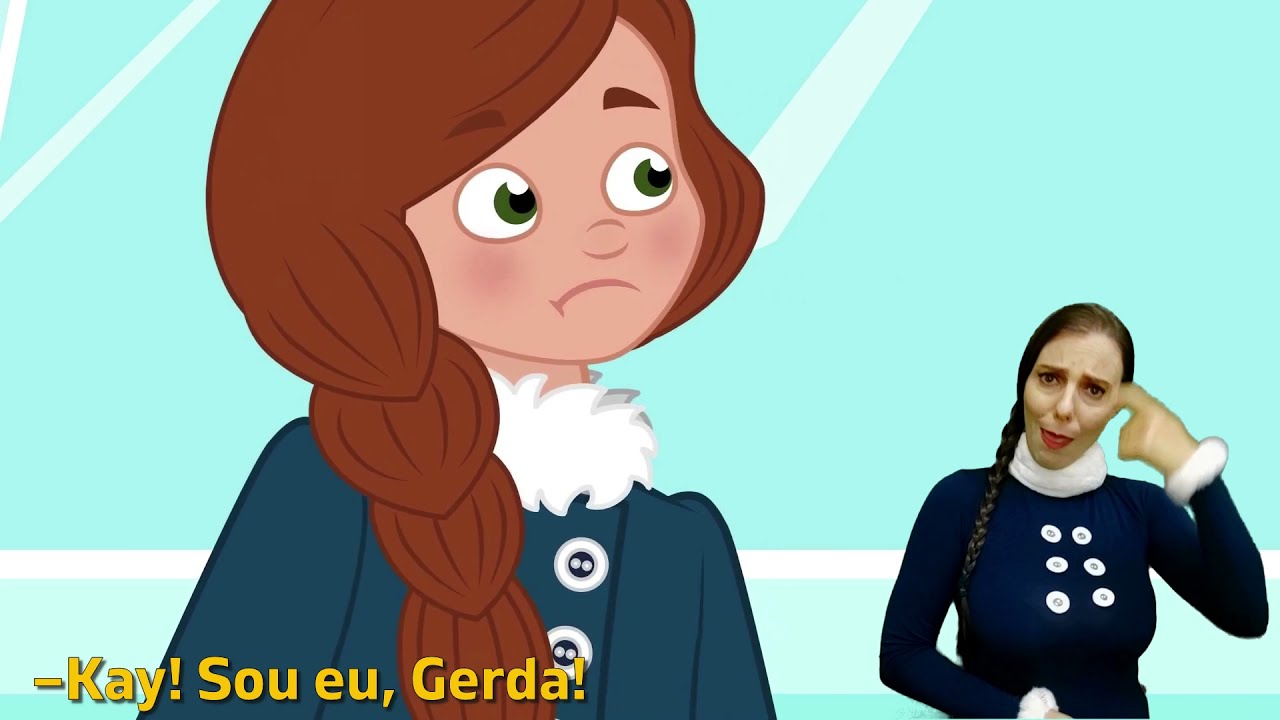 A Rainha da Neve | Conto em Língua Brasileira de Sinais (Libras) | com legendas