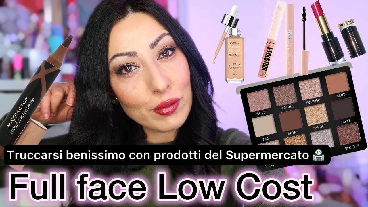 💸 LOW COST MAKEUP 💸  TRUCCO COMPLETO  con prodotti ECONOMICI  anche da SUPERMERCATO 